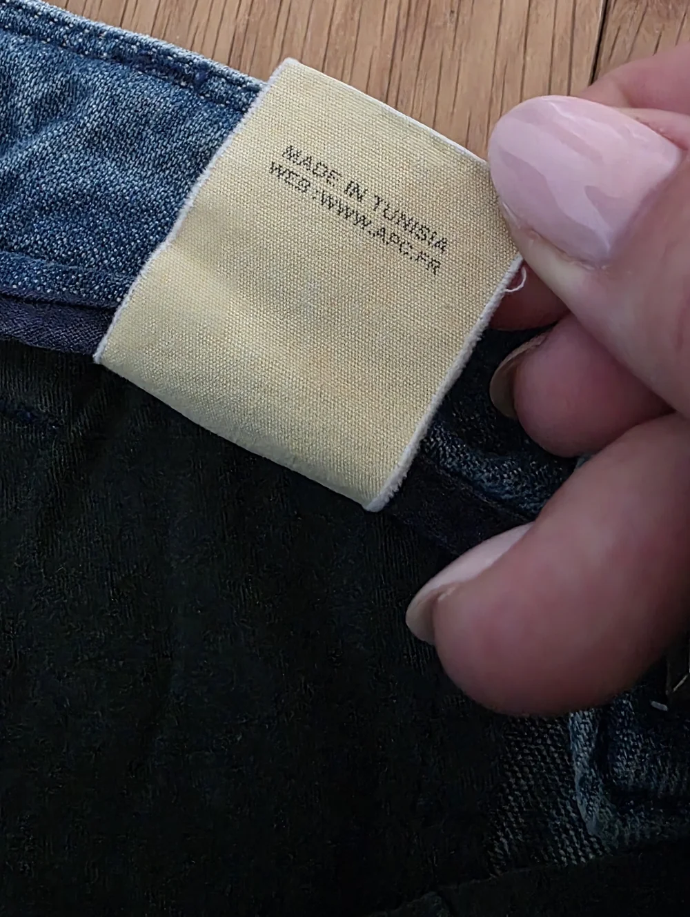 A.P.C Denim Jeans High Waisted 100% Cotton - Picture 6 of 6